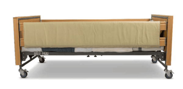 Pehmustettu laitasuoja hoivas&auml;nkyyn