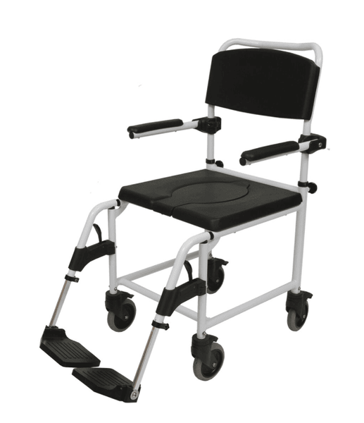 Suihkupy&ouml;r&auml;tuoli korkeuss&auml;&auml;dett&auml;v&auml;