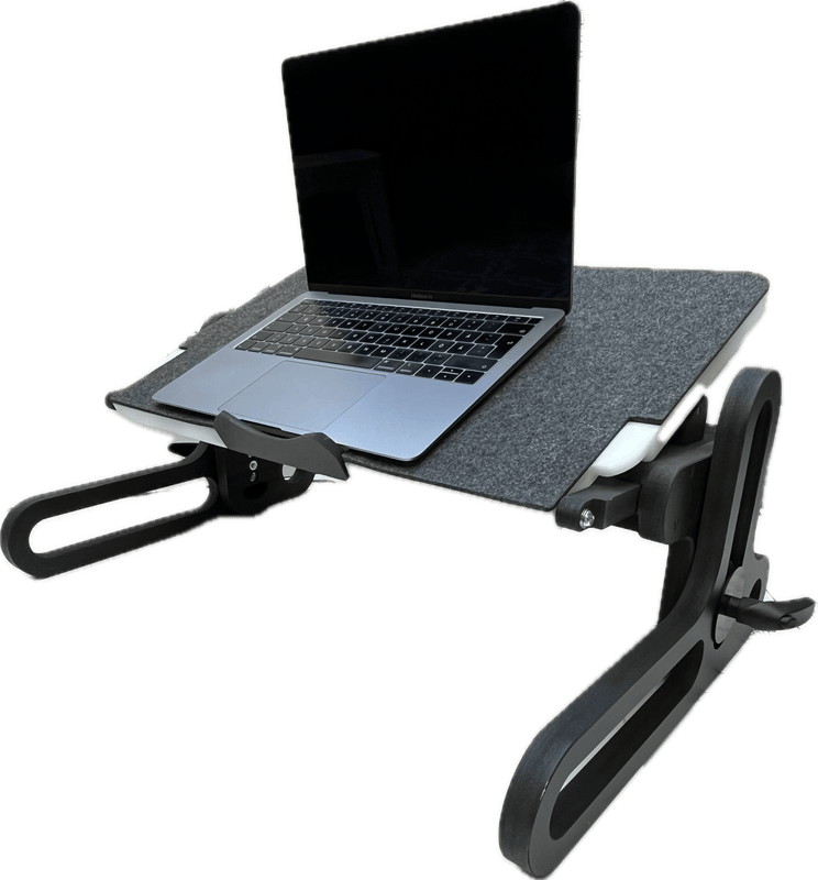 Monik&auml;ytt&ouml;inen s&auml;nkyp&ouml;yt&auml; toimii erinomaisesti ty&ouml;tasona makuuasennossa