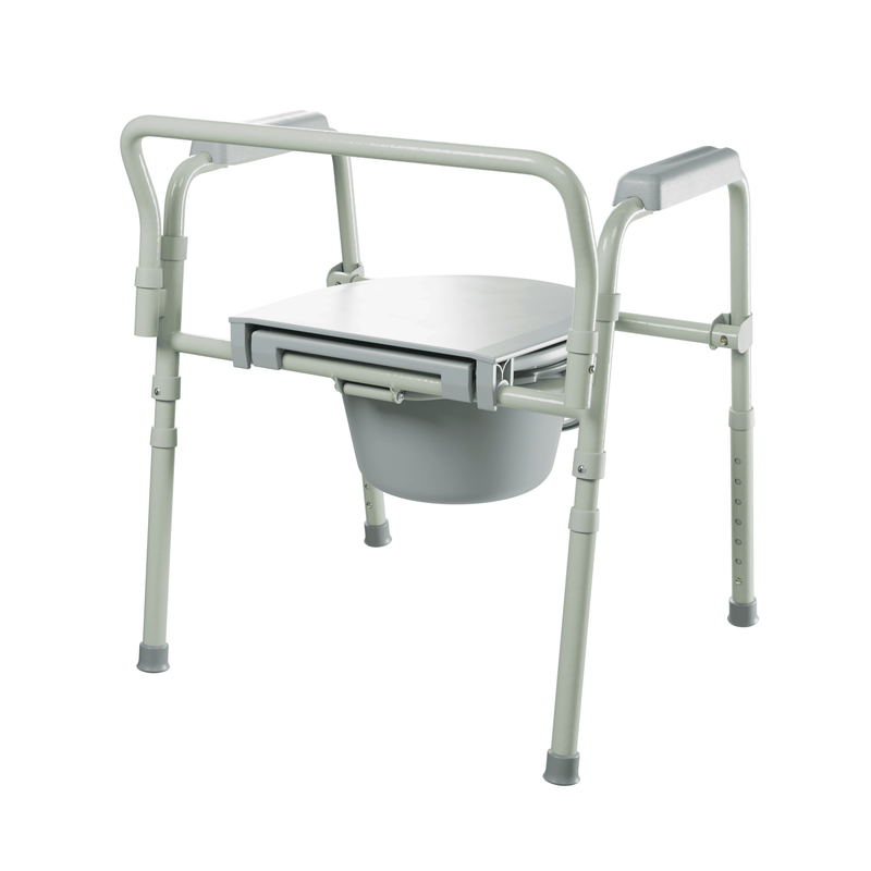 Taitettava wc-tuoli takaa